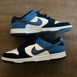 Nike Dunk Low Black and Blue